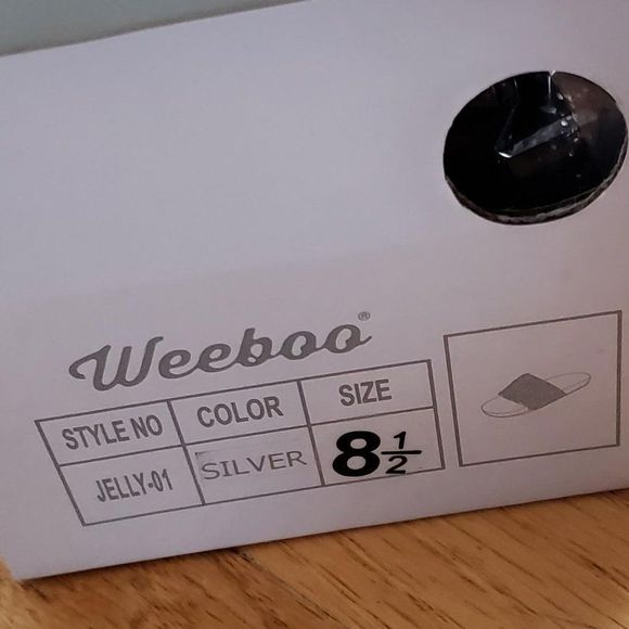 Weeboo Jelly Glitter Sandals NEW - Picture 5 of 9